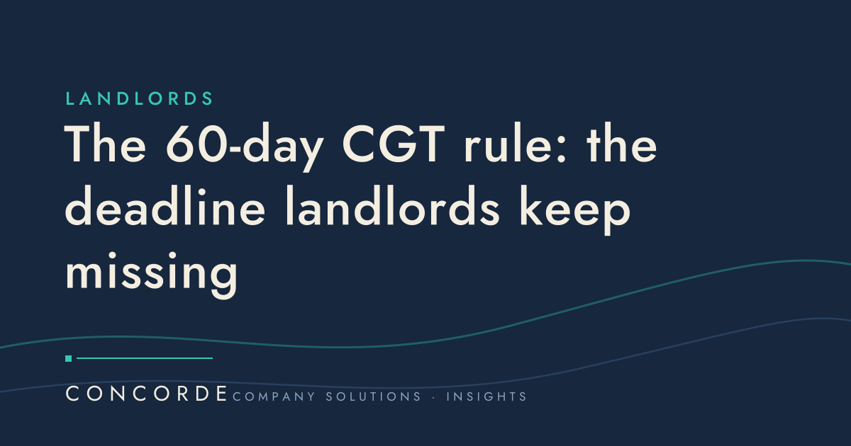 The 60-day CGT rule: the deadline landlords keep missing