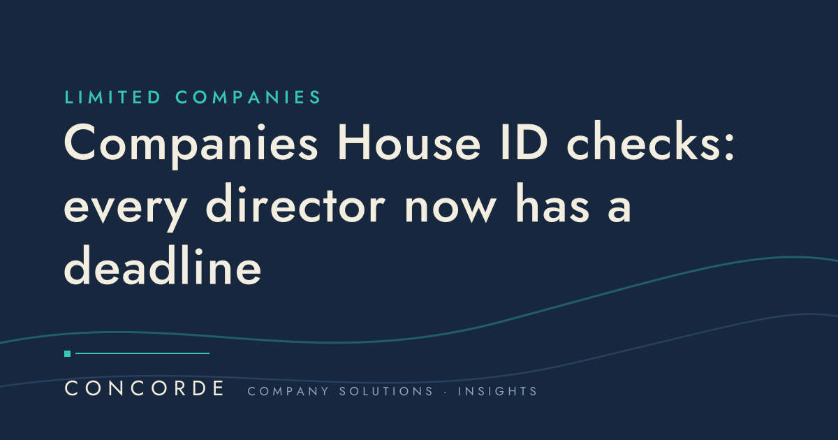 Companies House ID checks: every director now has a deadline